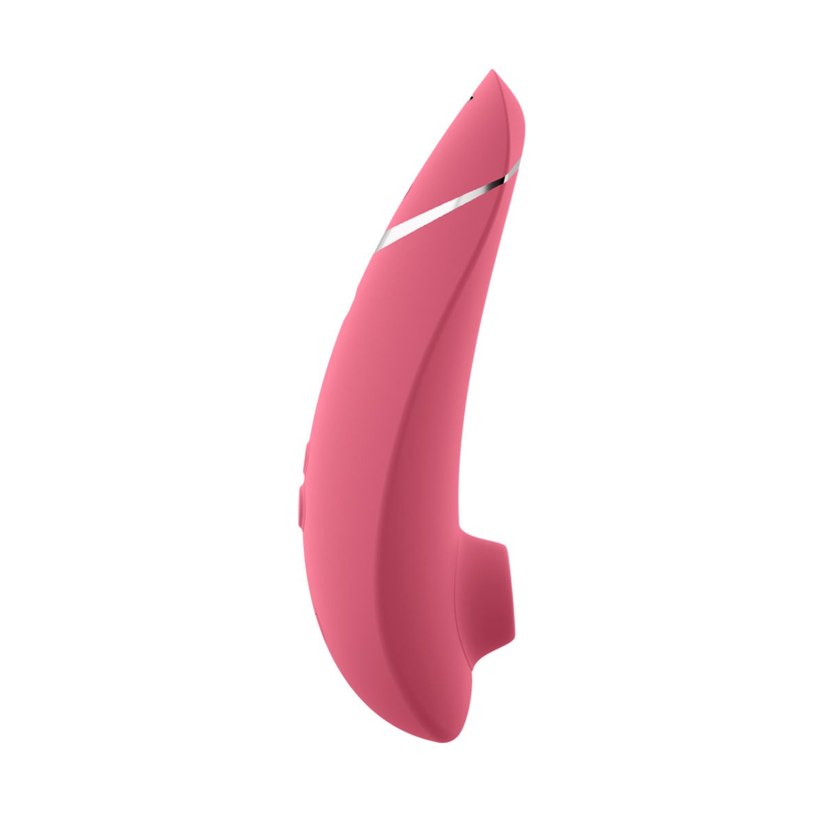 Womanizer Premium 2 Clitoral Stimulator, Pink, Product Image, Side View