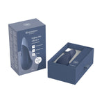 Womanizer Vibe Clitoral Vibrator, Blue, Open Box, Front View
