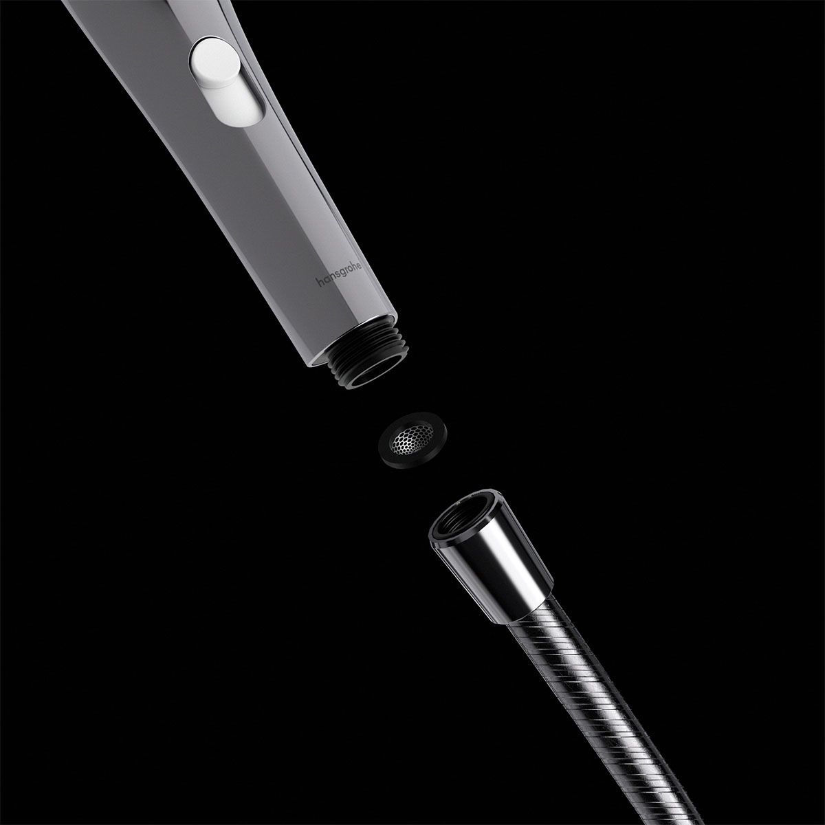 Womanizer Wave Shower Head, Chrome, Hansgrohe Design