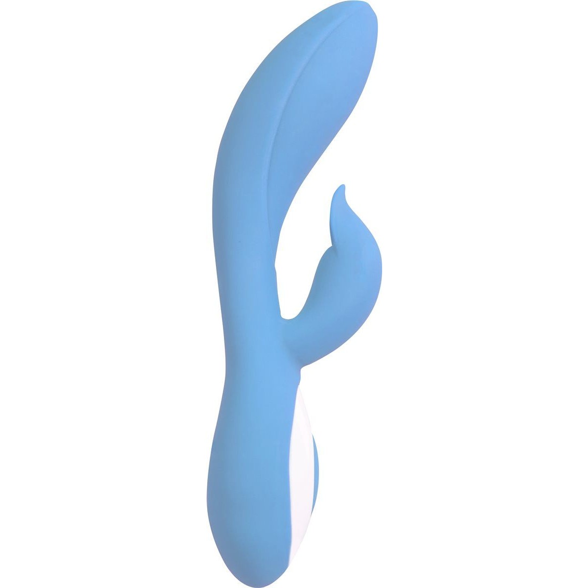 Wonderlust Harmony Rabbit Vibrator, Blue, Product Image, Side View