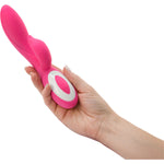 Wonderlust Harmony Rabbit Vibrator, Pink,  Vibrator in Hand
