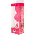 Wonderlust Harmony Rabbit Vibrator, Pink,  Product Box, Front Left Angle