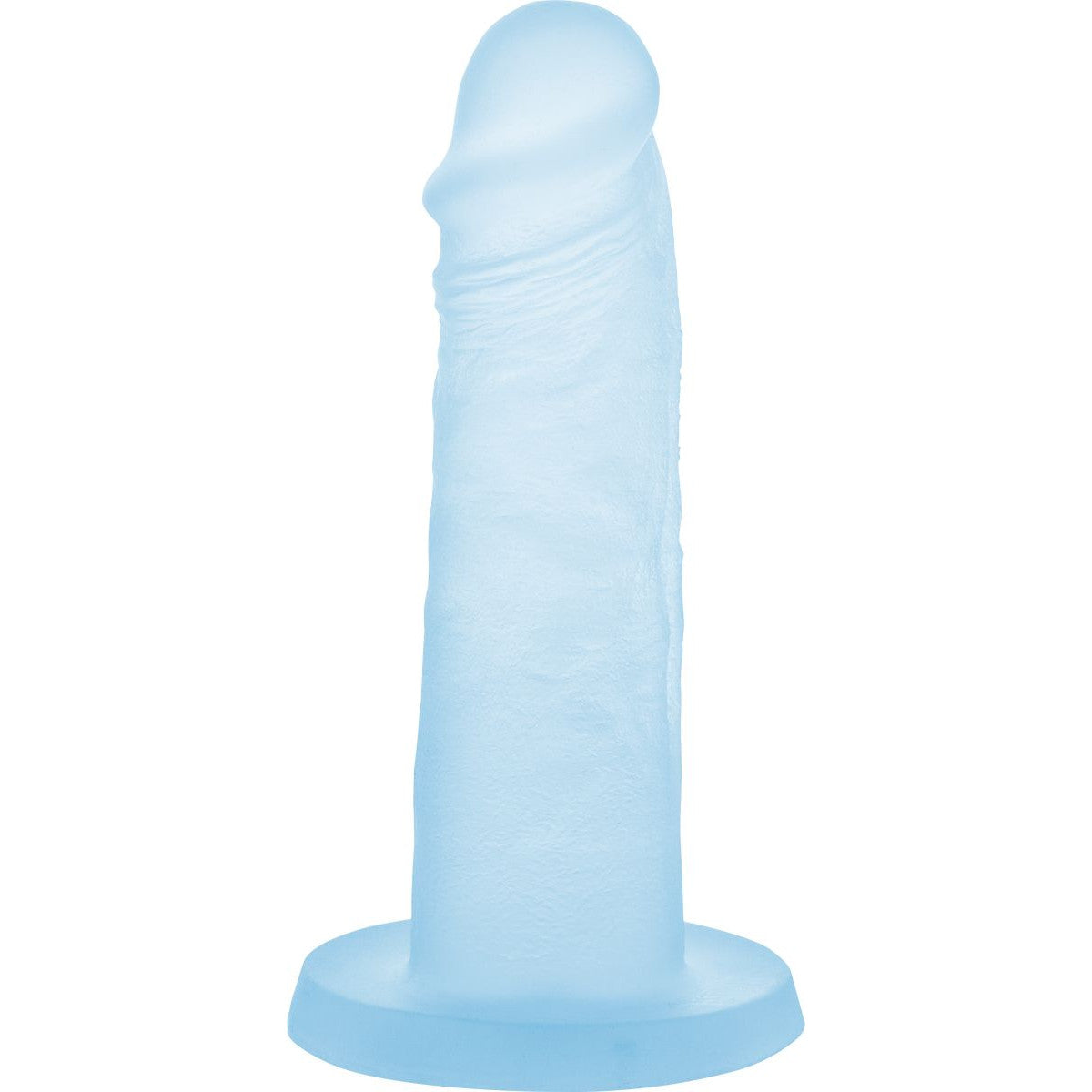 Addiction Cocktails 5.5-Inch Silicone Dildo, Blue, Product Image, Side