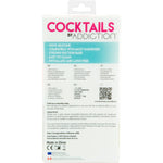 Addiction Cocktails 5.5-Inch Silicone Dildo, Purple, Product Package, Back