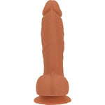 Addiction Steven 7.5-Inch Silicone Dildo, Caramel Tone, Product Image, Front