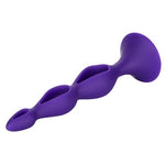 CalExotics Booty Call Silicone Triple Probe, Purple, Product Image, Silicone Triple Probe Details