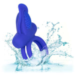 Calexotics Dual Pleaser Enhancer Vibrating Cock Ring, Waterproof Feature