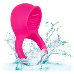 Calexotics Teasing Tongue Enhancer Vibrating Cock Ring, Waterproof Feature