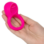 Calexotics Teasing Tongue Enhancer Vibrating Cock Ring, Product in Hand