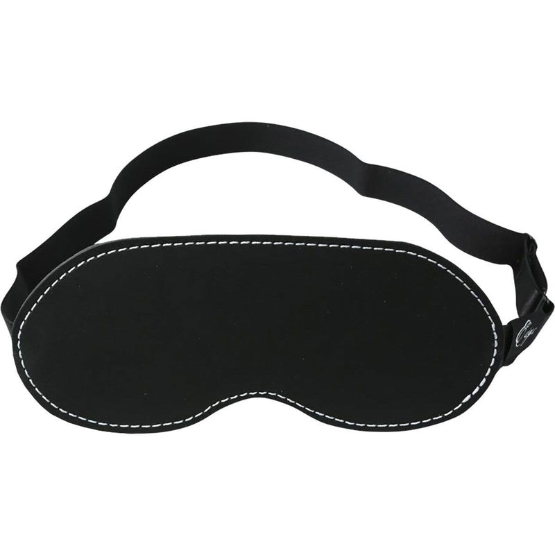 Edge Lined Leather Blindfold, Product Image, Front