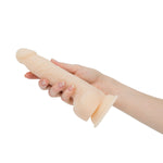 Naked Addiction Vibrating & Rotating 8-Inch Dildo, Product in Hand