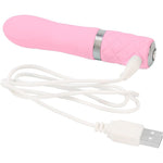Pillow Talk Flirty Bullet Vibrator, Pink, USB Rechargeable