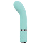 Pillow Talk Racy Mini G-Spot Vibrator, Teal, Product Image, Side View