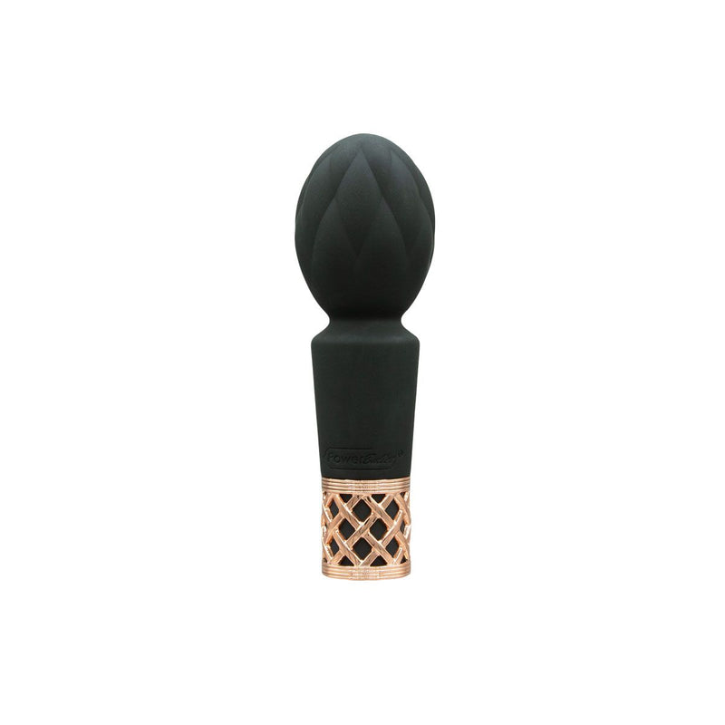 Pillow Talk Secrets Pleasure Wand Vibrator, Black, Product Image, Front View