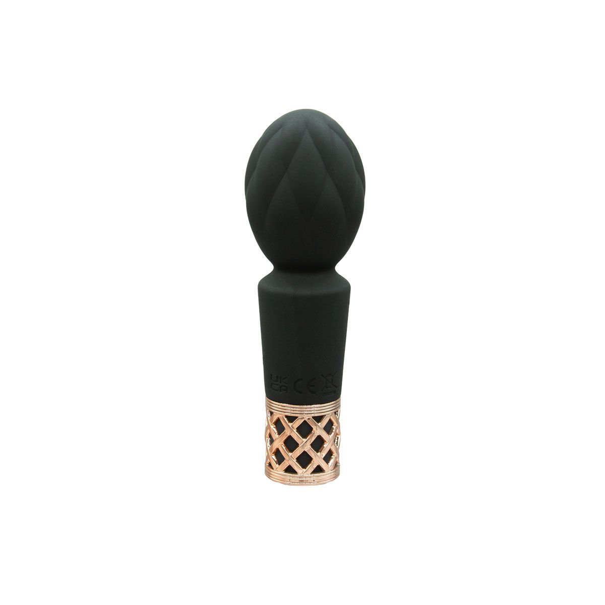 Pillow Talk Secrets Pleasure Wand Vibrator, Black, Product Image, Back View