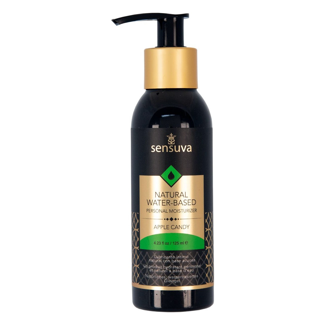 Sensuva Natural Water-Based Flavoured Lubricant (4.23oz), Apply Candy, Product Image