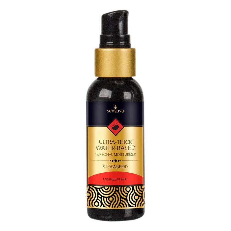 Sensuva Ultra-Thick Strawberry Flavoured Water-Based Lubricant (1.93oz), Product Image 