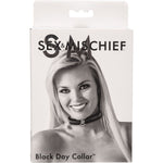 Sex & Mischief Black Day Collar, Product Box, Front
