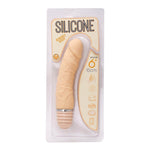 Silicone Bendable Buddy 6-Inch Realistic Vibrator, Ivory, Product Package
