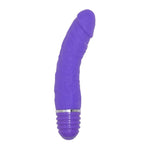 Silicone Bendable Buddy 6-Inch Realistic Vibrator, Purple, Product Image
