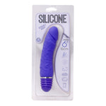 Silicone Bendable Buddy 6-Inch Realistic Vibrator, Purple, Product Package