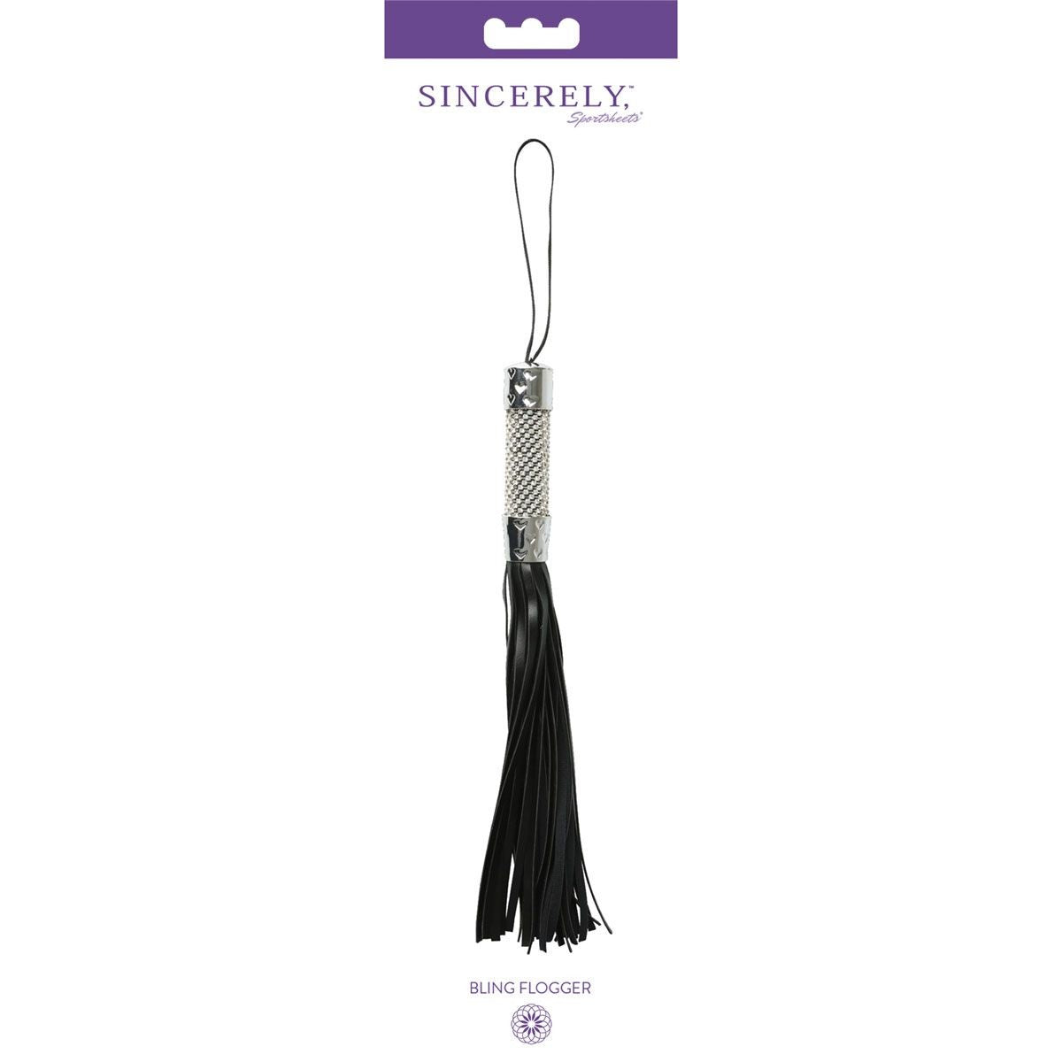 Sincerely Diamond Gem Bling Flogger, Product Box, Front