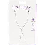 Sincerely Tear Drop Nipple Clamps, Product Box, Back