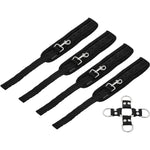 Sportsheets Hog Tie & Cuffs Set, Products Laid Out