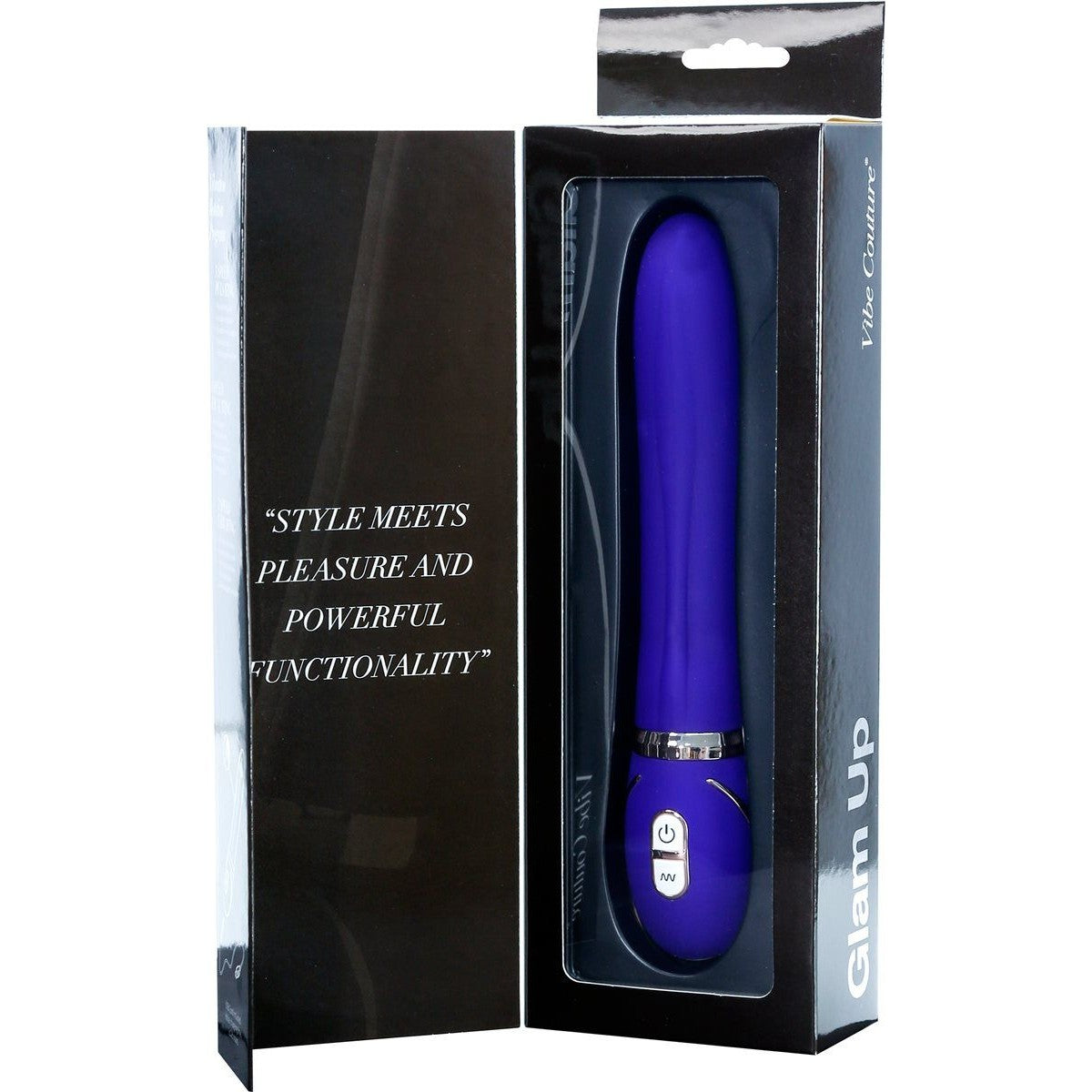 Vibe Couture Glam Up Silicone Vibrator, Purple, Open Box
