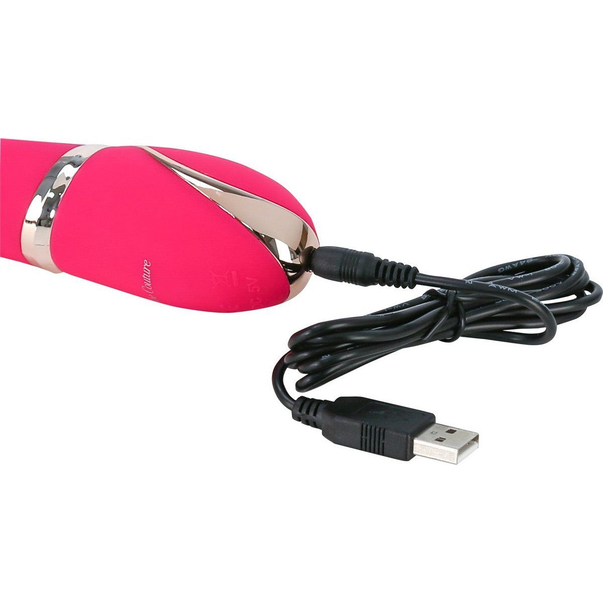 Vibe Couture Rabbit Skater Thrusting Vibrator, Pink, USB Rechargeable