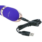 Vibe Couture Rabbit Skater Thrusting Vibrator, Purple, Product Image, USB Rechargeable