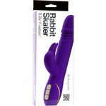 Vibe Couture Rabbit Skater Thrusting Vibrator, Purple, Product Box