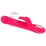 Vibe Couture Rabbit Tres Chic Undulating Vibrator, Pink, Undulating Details